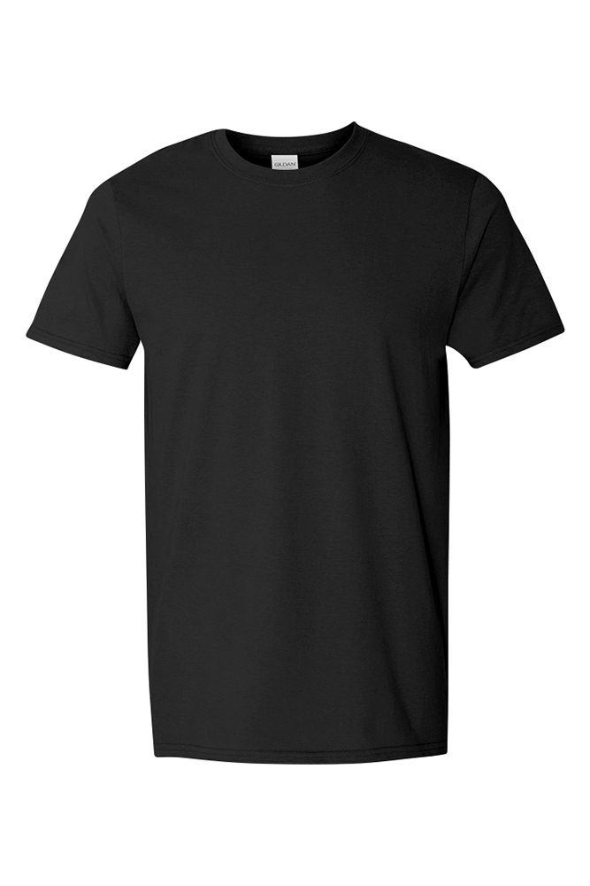 Gildan Unisex Softstyle T-Shirt in Black