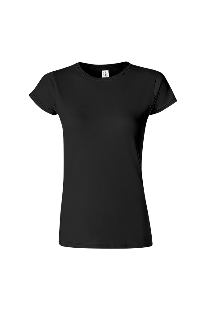 Gildan Ladies Softstyle T-Shirt in Black
